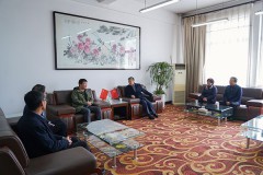 咸阳市茶叶协会来咸阳师范学院调研交流