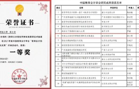 西安财经大学荣获中国教育会计学会教育会计领域研究成果一等奖