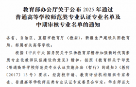 咸阳师范学院七个专业通过教育部师范类专业第二级认证